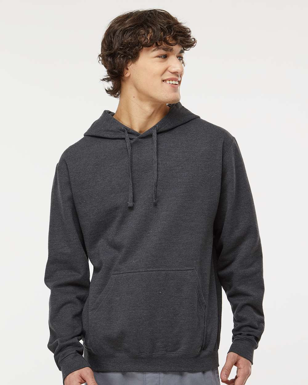 M&O 3320 Unisex Pullover Hoodie | Dark Heather